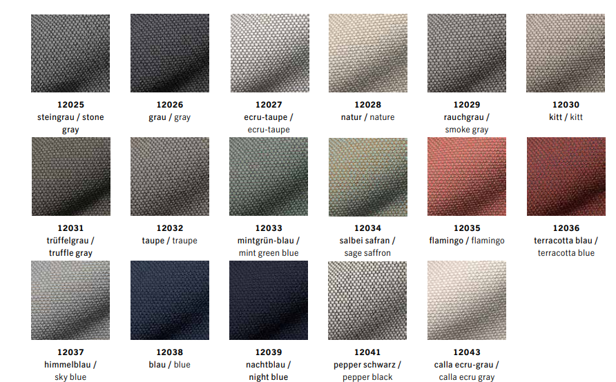 Gewebemuster in neutralen, blauen, grünen und rötlichen Farbtönen